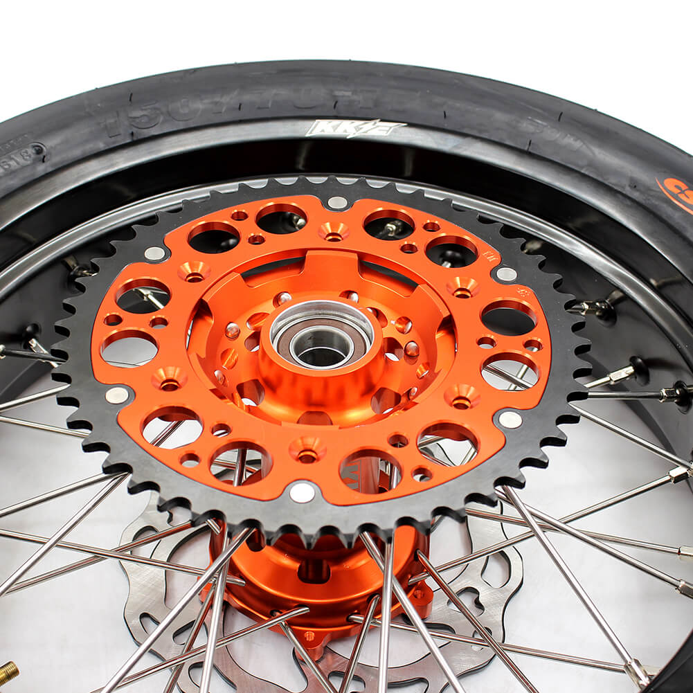 KKE 3.5 & 5.0 Supermoto CST Tires for KTM SX SX-F XC XC-F Orange