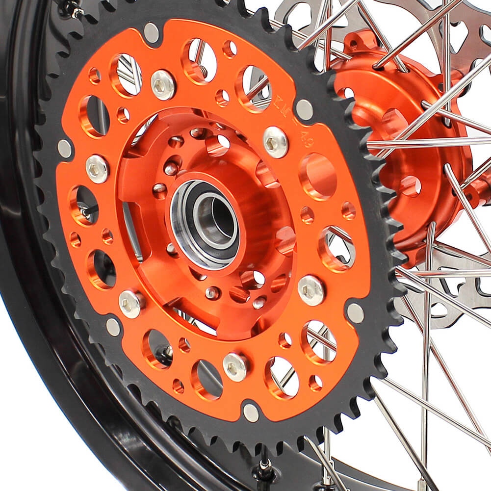 KKE 3.5/4.25*17inch Supermoto Wheels For KTM SX XCW SXF EXC EXCF XCF 2003-2023