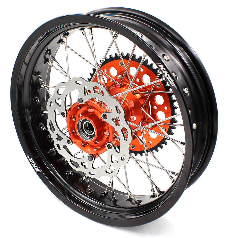 KKE 3.5/4.25*17inch Supermoto Wheels For KTM SX XCW SXF EXC EXCF XCF 2003-2024