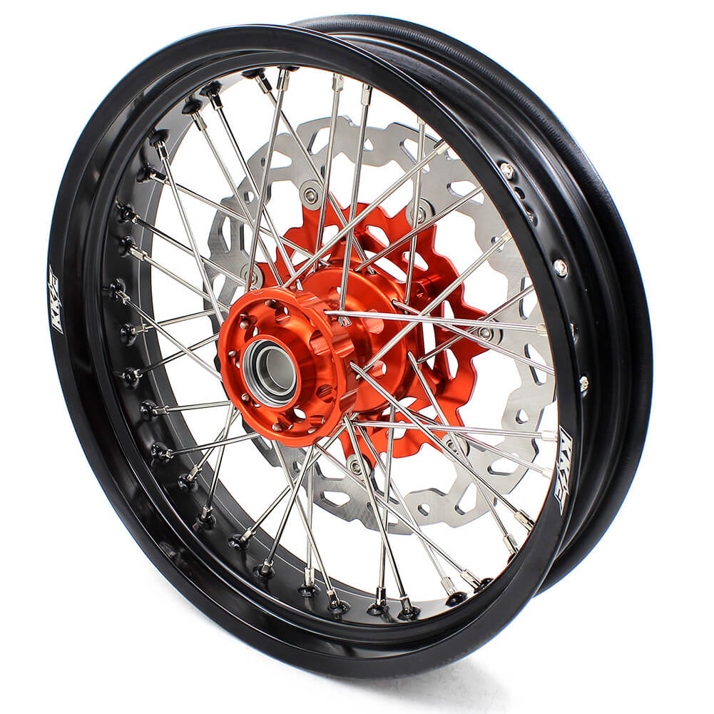 KKE 3.5/4.25*17inch Supermoto Wheels For KTM SX XCW SXF EXC EXCF XCF 2003-2024