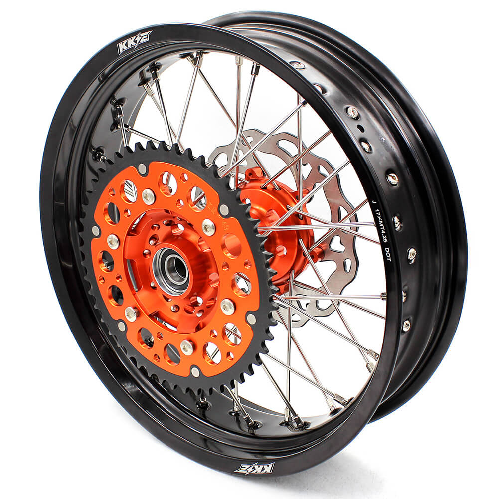 KKE 3.5/4.25*17inch Supermoto Wheels For KTM SX XCW SXF EXC EXCF XCF 2003-2023