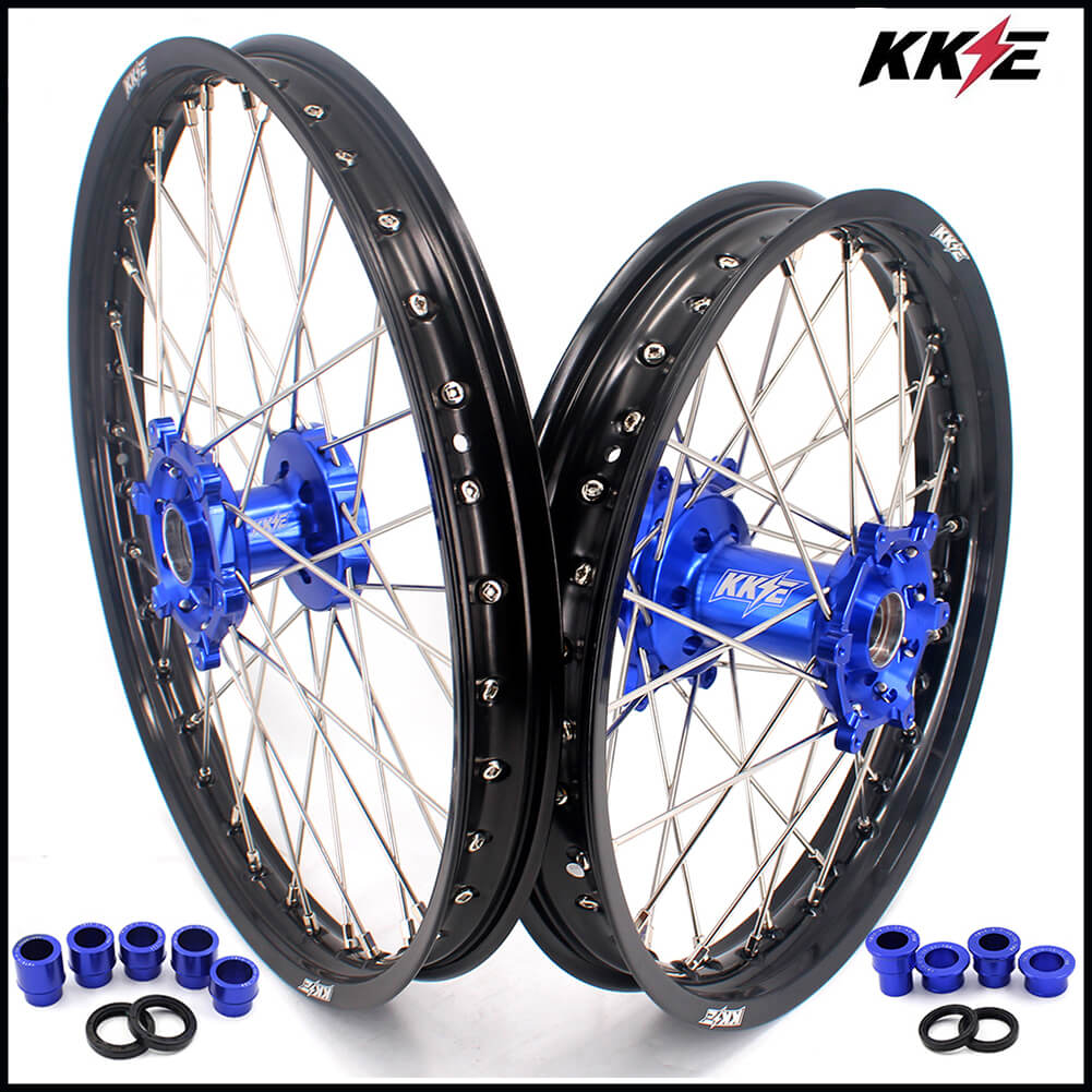 Blue Yz Rims KKE CNC MX WHEELS SET FIT YAMAHA YZ125 YZ250 YZ250F YZ450F – KKE Racing