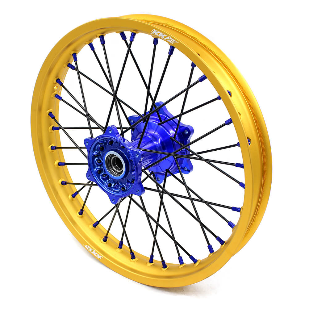 KKE Cast 21 & 19 Wheels Fit For Yamaha YZ250F YZ450F 2016-2020 Gold Rim