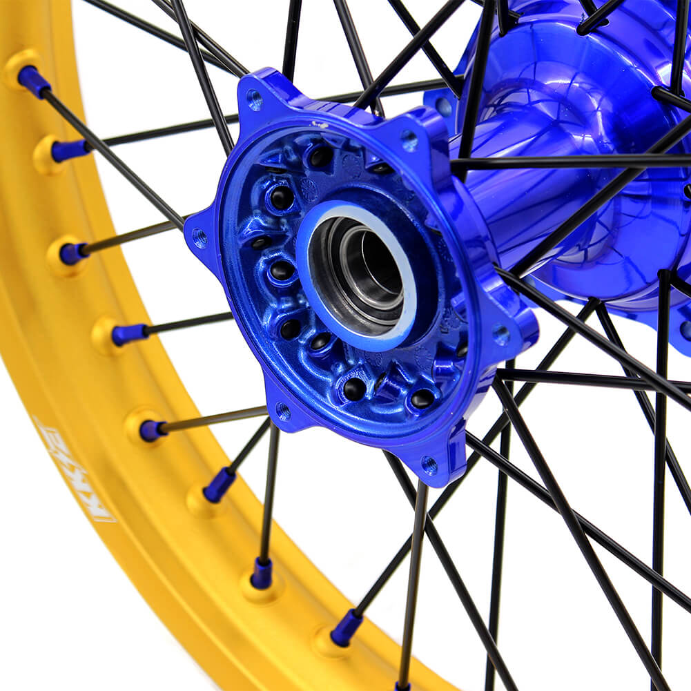 KKE Cast 21 & 19 Wheels Fit For Yamaha YZ250F YZ450F 2016-2020 Gold Rim