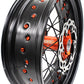 KKE 3.5 & 5.0 Supermoto Wheels for KTM SX SX-F XC XC-F EXC 2003-2022 Orange Black