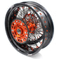 KKE 3.5 & 5.0 Supermoto Wheels for KTM SX SX-F XC XC-F EXC 2003-2022 Orange Black