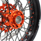 KKE 3.5 & 5.0 Supermoto Wheels for KTM SX SX-F XC XC-F EXC 2003-2022 Orange Black