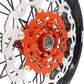 KKE 3.5 & 5.0 Supermoto Wheels for KTM SX SX-F XC XC-F EXC 2003-2022 Orange Black
