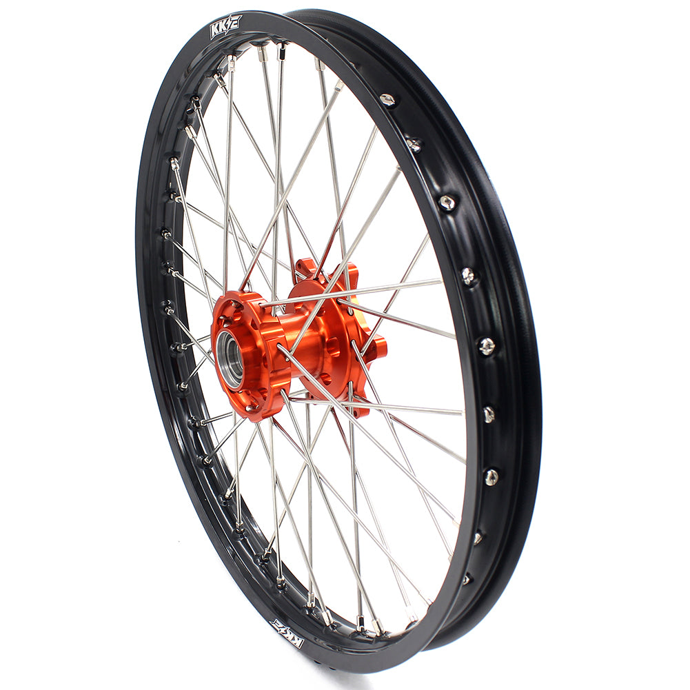 KKE 21 In. Front Wheel Rim for KTM SX SXF XCW XCF XC EXC EXCF EXCW 125-530 2003-2019 Orange - KKE Racing