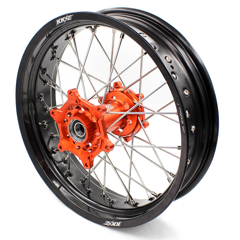 KKE 3.5*16.5" / 5.0*17" Supermoto Wheels for KTM SX SX-F EXC EXC-F XCF 125-530CC 2003-2024