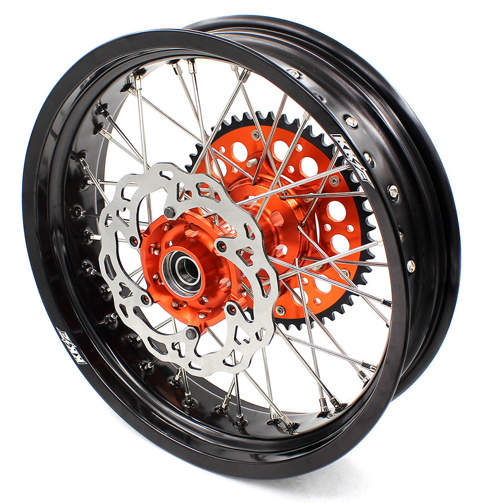KKE 3.5*16.5" / 5.0*17" Supermoto Wheels for KTM SX SX-F EXC EXC-F XCF 125-530CC 2003-2024