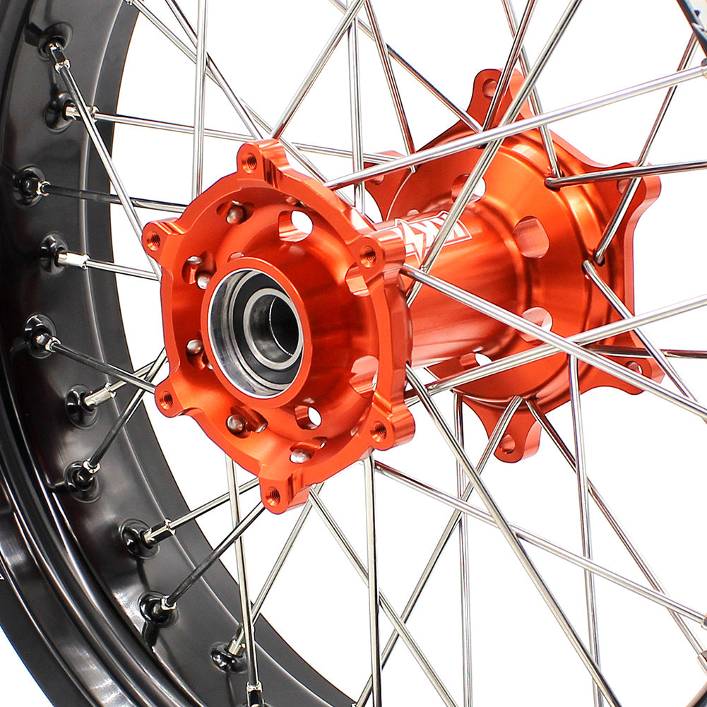 KKE 3.5*16.5" / 5.0*17" Supermoto Wheels for KTM SX SX-F EXC EXC-F XCF 125-530CC 2003-2024