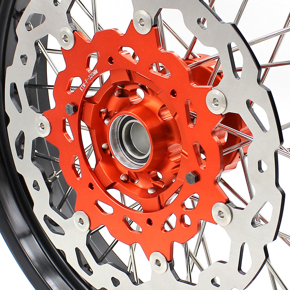 KKE 3.5*16.5" / 5.0*17" Supermoto Wheels for KTM SX SX-F EXC EXC-F XCF 125-530CC 2003-2024