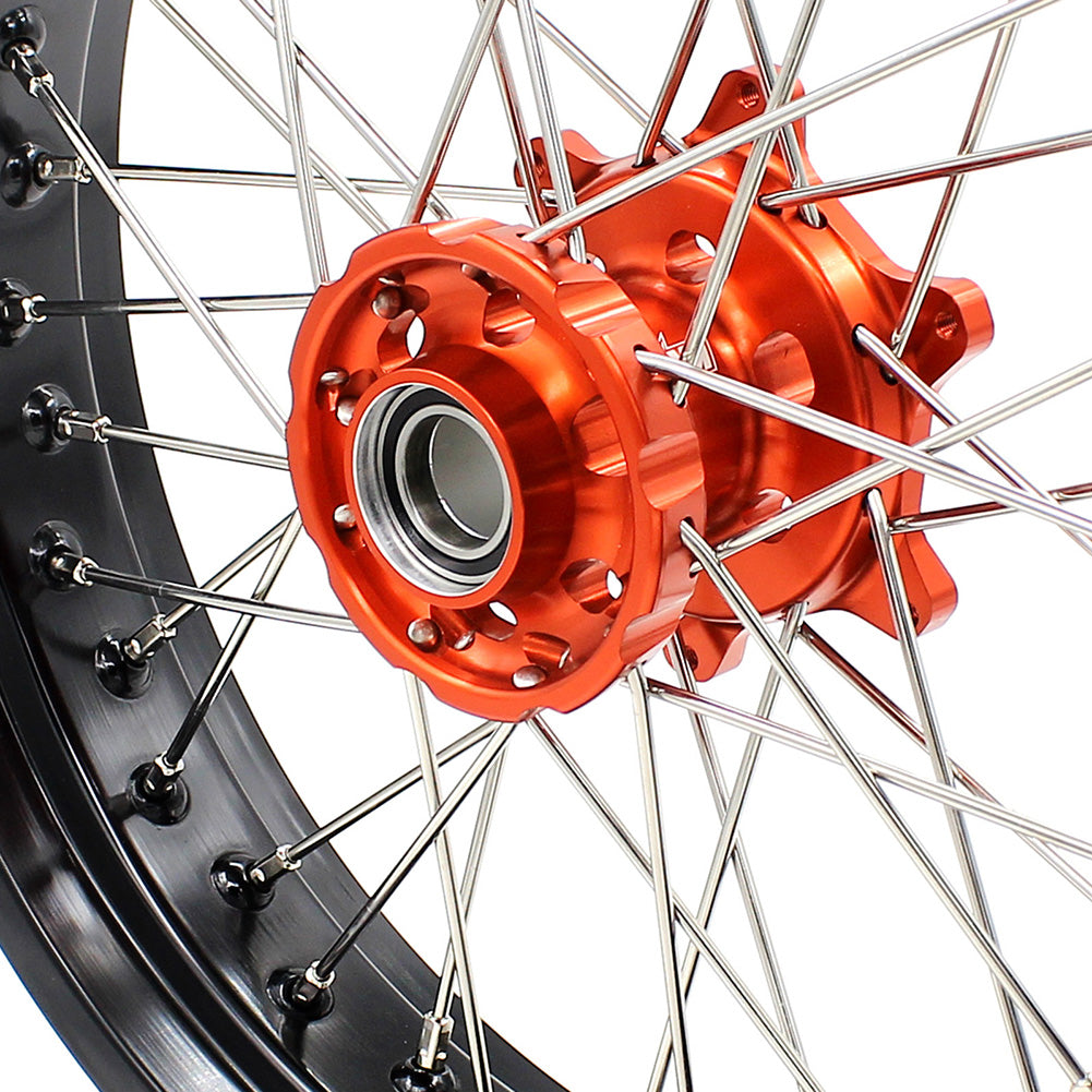 KKE 3.5*16.5" / 5.0*17" Supermoto Wheels for KTM SX SX-F EXC EXC-F XCF 125-530CC 2003-2024