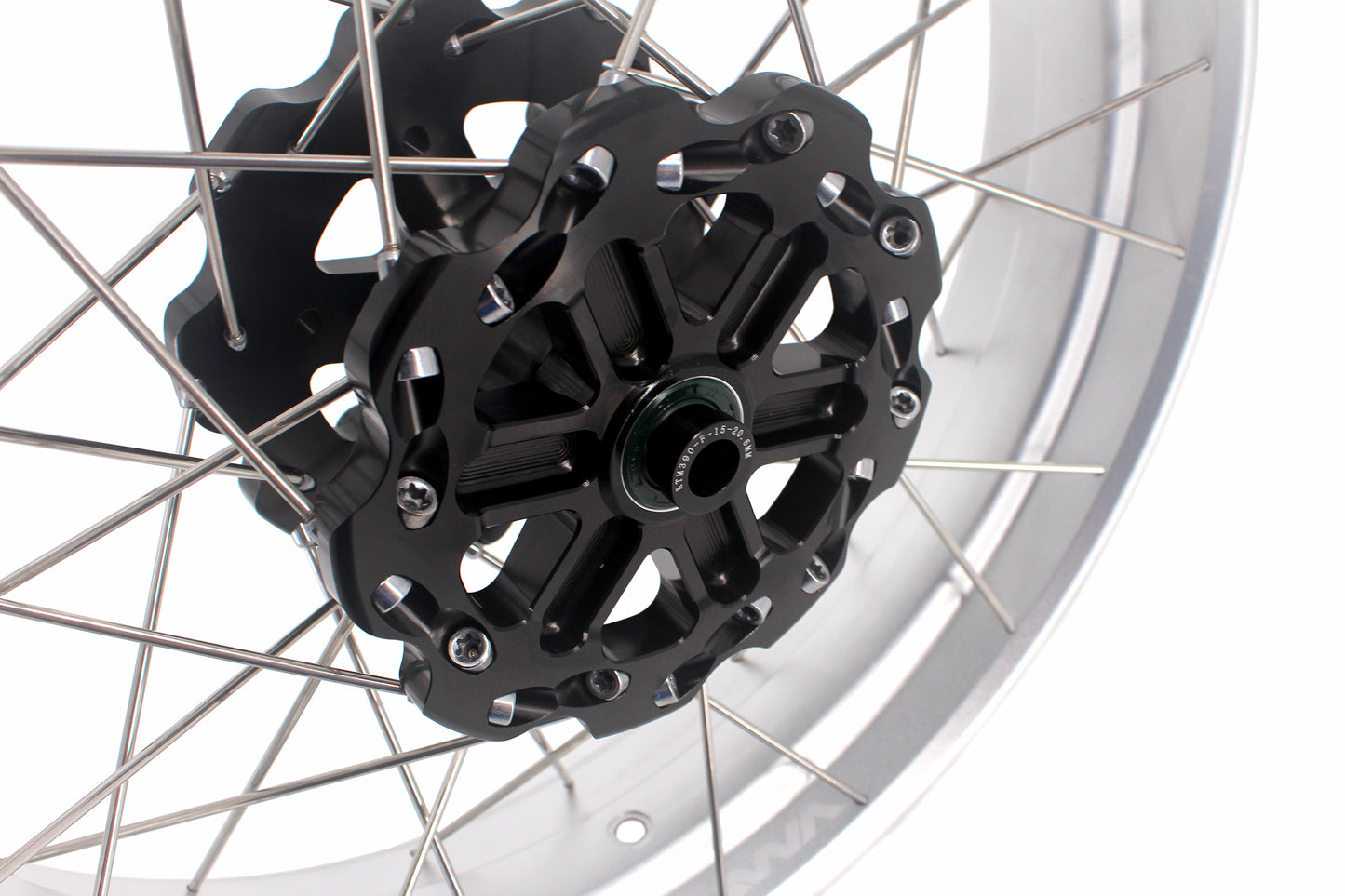 VMX 17 Inch Spoked Aluminum Tubeless Wheels Rims For Husqvarna Svartpilen 401 2020-2021