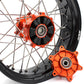 KKE 3.5 & 4.25 Cush Drive Wheels Set for KTM 690 Enduro R 2008-2019 SMC 2007-2011 Orange Hub - KKE Racing