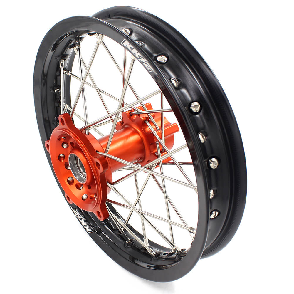 US Pre-order KKE 14"*1.4/12"*1.6 Kid's Small Wheels Rims Set Fit KTM SX 65 2002-2024