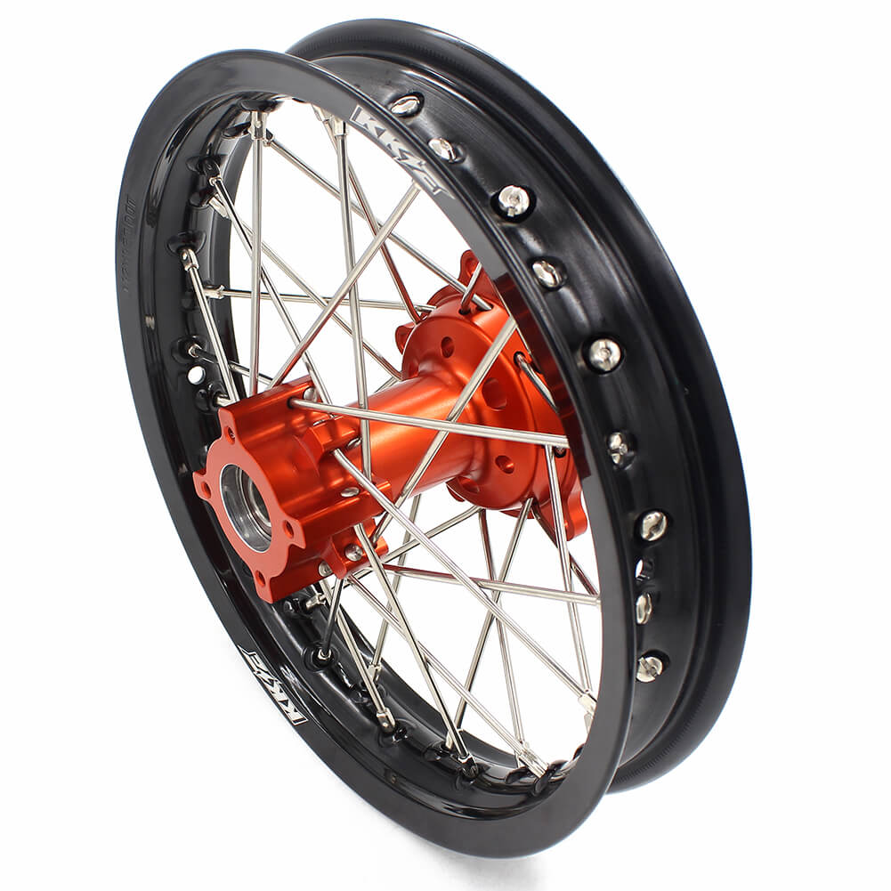 KKE 14"*1.4/12"*1.6 Kid's Small Wheels Rims Set Fit KTM SX 65 2002-2023