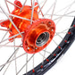 KKE 21" 18" Cast Enduro Wheels For KTM EXC EXC-F EXC-E 2003-2024 Orange Nipples