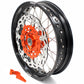 KKE 3.5/4.5*17inch CUSH Drive Supermoto Wheels For KTM SX SX-F XC-F EXC 2003-2023