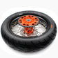 KKE 3.5/4.5*17INCH CUSH Drive Supermoto Wheels Tires Rims For KTM SX SX-F XC XC-F EXC EXC-F XCW 2003-2023