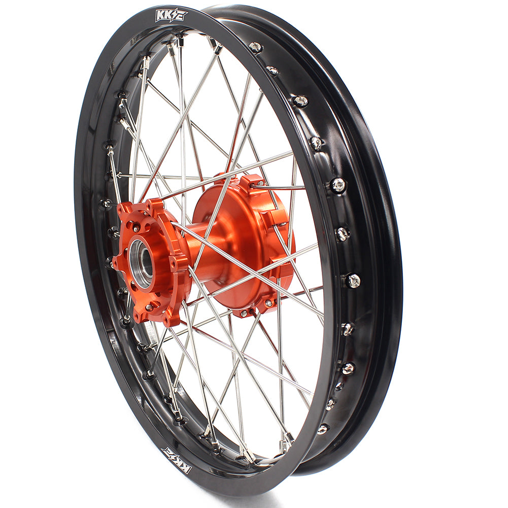 KKE 2.15*18 REAR CUSH DRIVE WHEEL RIM FOR KTM EXC EXCF 125 150 200 250 300 350 450 500 03-19 ORANGE - KKE Racing