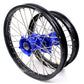 KKE 17"*1.4/14"*1.6 Spoked Kid's Big Wheels Rims Fit KTM SX 85 2003-2020 Husqvarna TC 85 2014-2020 Blue Hub