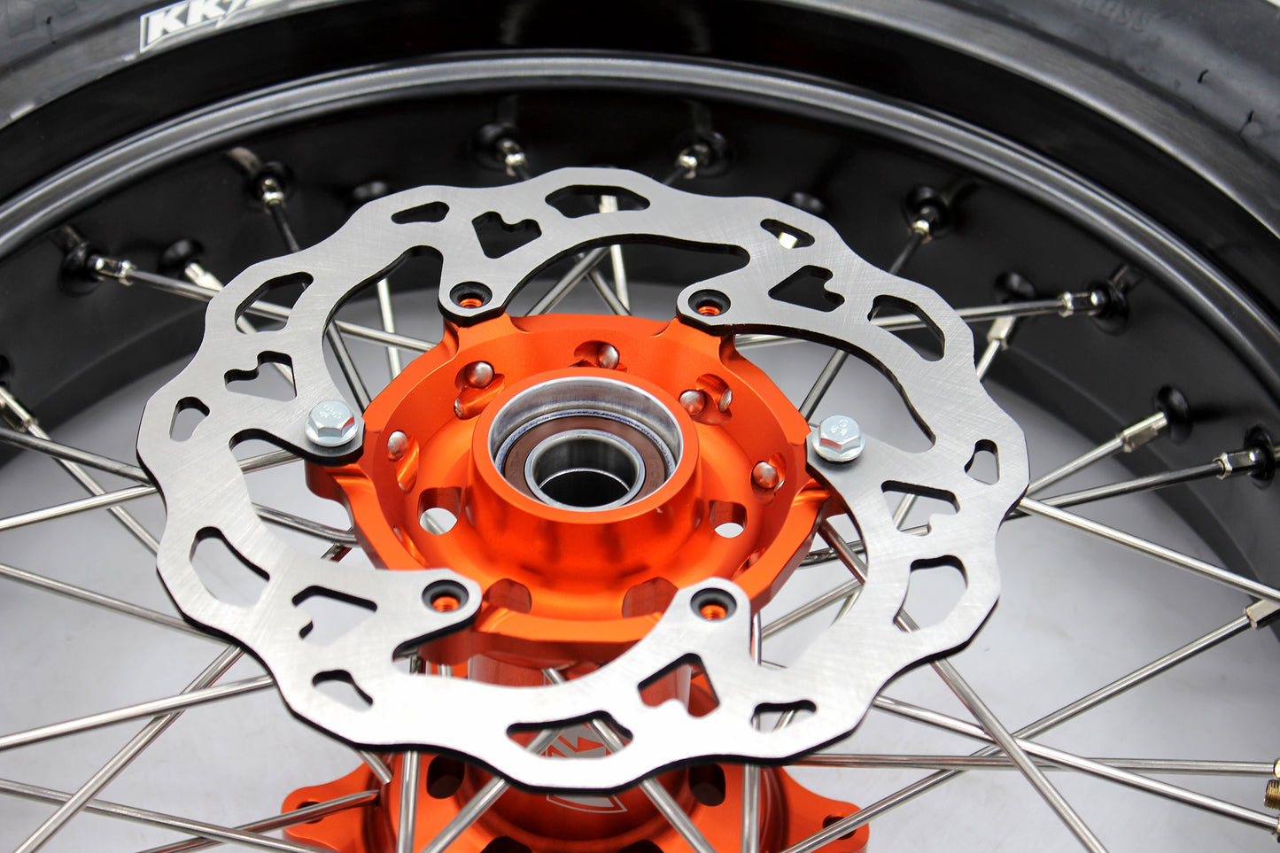 KKE Front 3.5*17" & Rear 4.25*17" Supermoto Tires Wheels Rims For KTM SX SX-F XC XC-F EXC EXC-W EXC-F 2003-2023