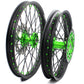 KKE 21/19 MX Dirtbike Spoked Wheels Rims For KAWASAKI KX250F KX450F 2006-2014 Disc