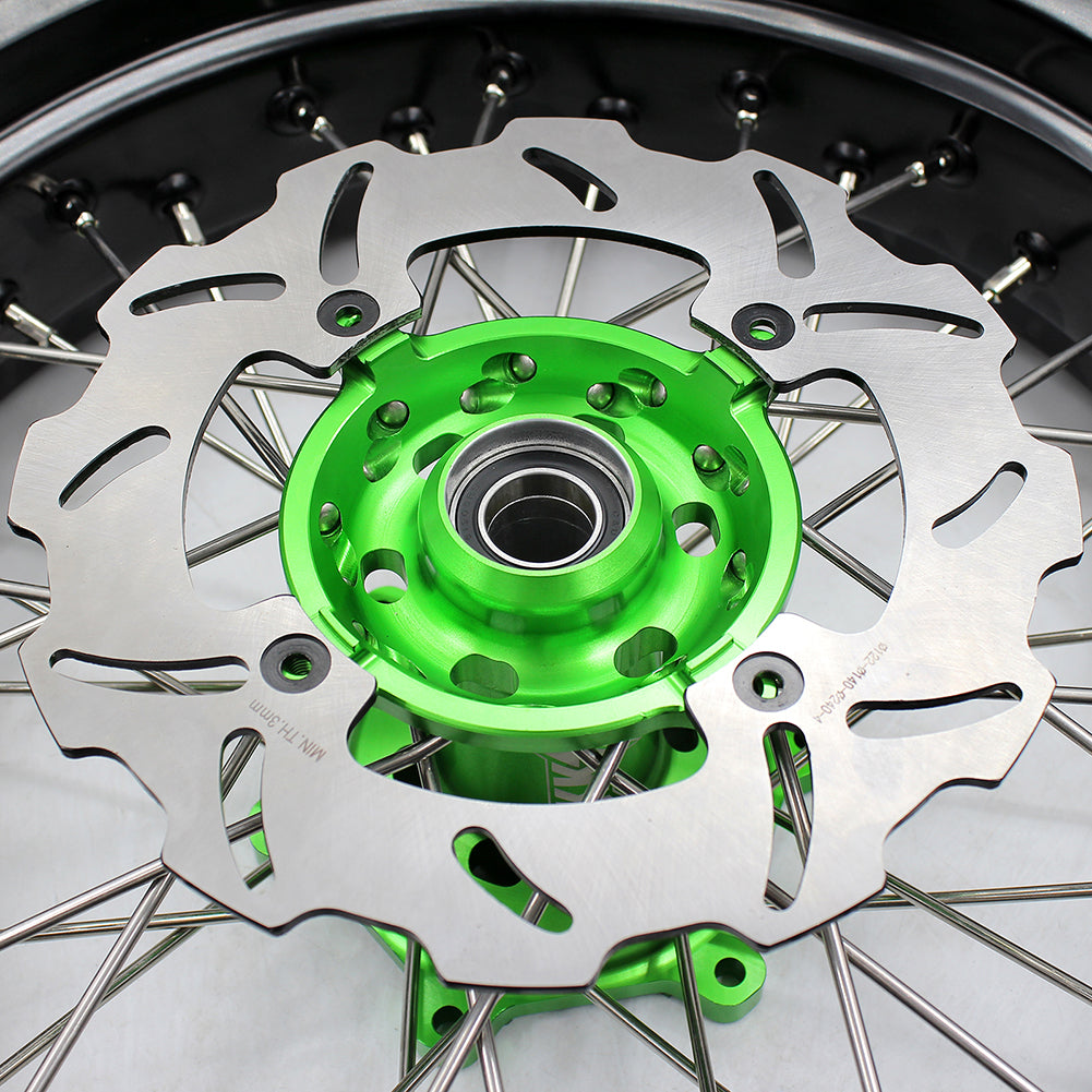 Pre-order KKE 17inch KX250F KX450F 2006-2018 For KAWASAKI Supermoto Rims CST Tires