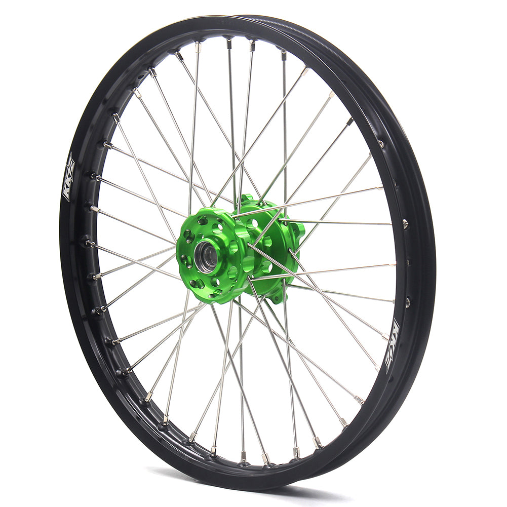 KKE 21" 18" Motorcycle Aluminum Spoke Wheels For KAWASAKI KX250F KX450F 2006-2014