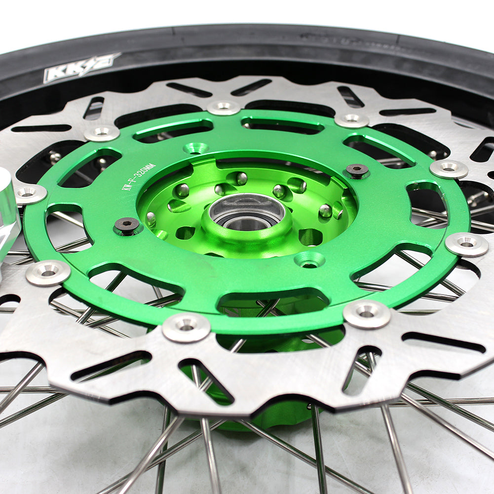 Pre-order KKE 17inch KX250F KX450F 2006-2018 For KAWASAKI Supermoto Rims CST Tires