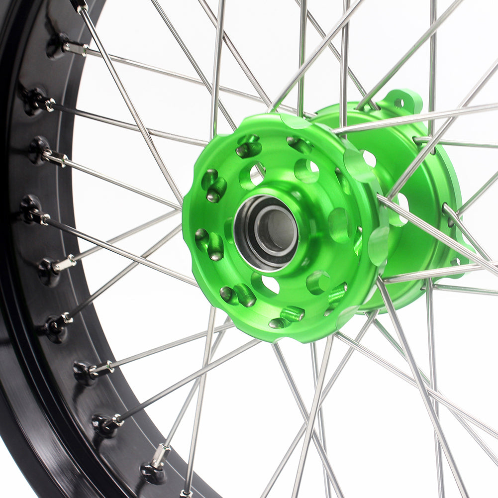 Pre-order KKE 17Inch KX250F KX450F 2006-2021 For KAWASAKI Supermoto Spoked Wheels Rim