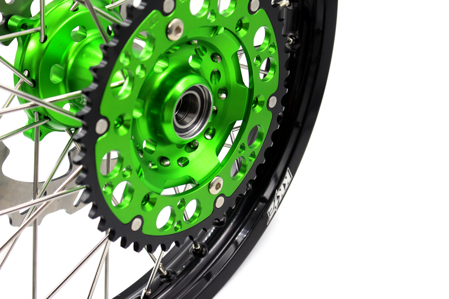 KKE 21" 18" Motorcycle Aluminum Spoke Wheels For KAWASAKI KX250F KX450F 2006-2014