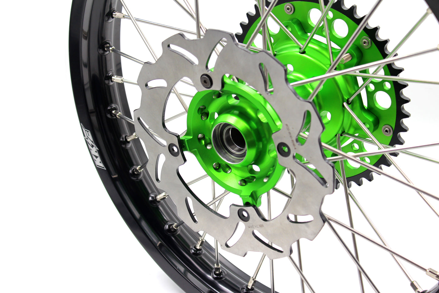 KKE 21 & 18 Enduro Dirt Wheels For KAWASAKI KX125 KX250 2003 2004 2005 Disc