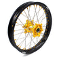 KKE 21 & 19 MX Dirt Bike Rims For SUZUKI RM125 2001-2007 RM250 2008 Gold Nipple