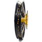 KKE 21 & 19 MX Dirt Bike Rims For SUZUKI RM125 2001-2007 RM250 2008 Gold Nipple