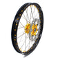 KKE 21 & 19 MX Dirt Bike Rims For SUZUKI RM125 2001-2007 RM250 2008 Gold Nipple