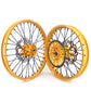KKE 21 & 19 MX Gold Wheels for Suzuki RM125 RM250 1996-2000 Black Spoke