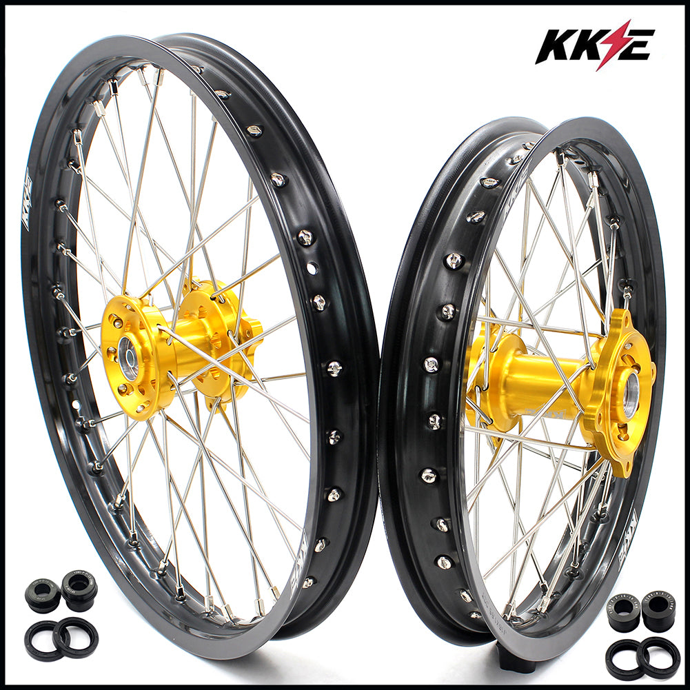 KKE 19 & 16 RM80 RM85 1993-2023 Kids Wheels for Suzuki Gold Hub