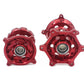 KKE CNC Red Front & Rear Hubs Set For SUZUKI RMZ250 2007-2024 RMZ450 2005-2024