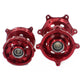 KKE CNC Red Front & Rear Hubs Set For SUZUKI RMZ250 2007-2024 RMZ450 2005-2024