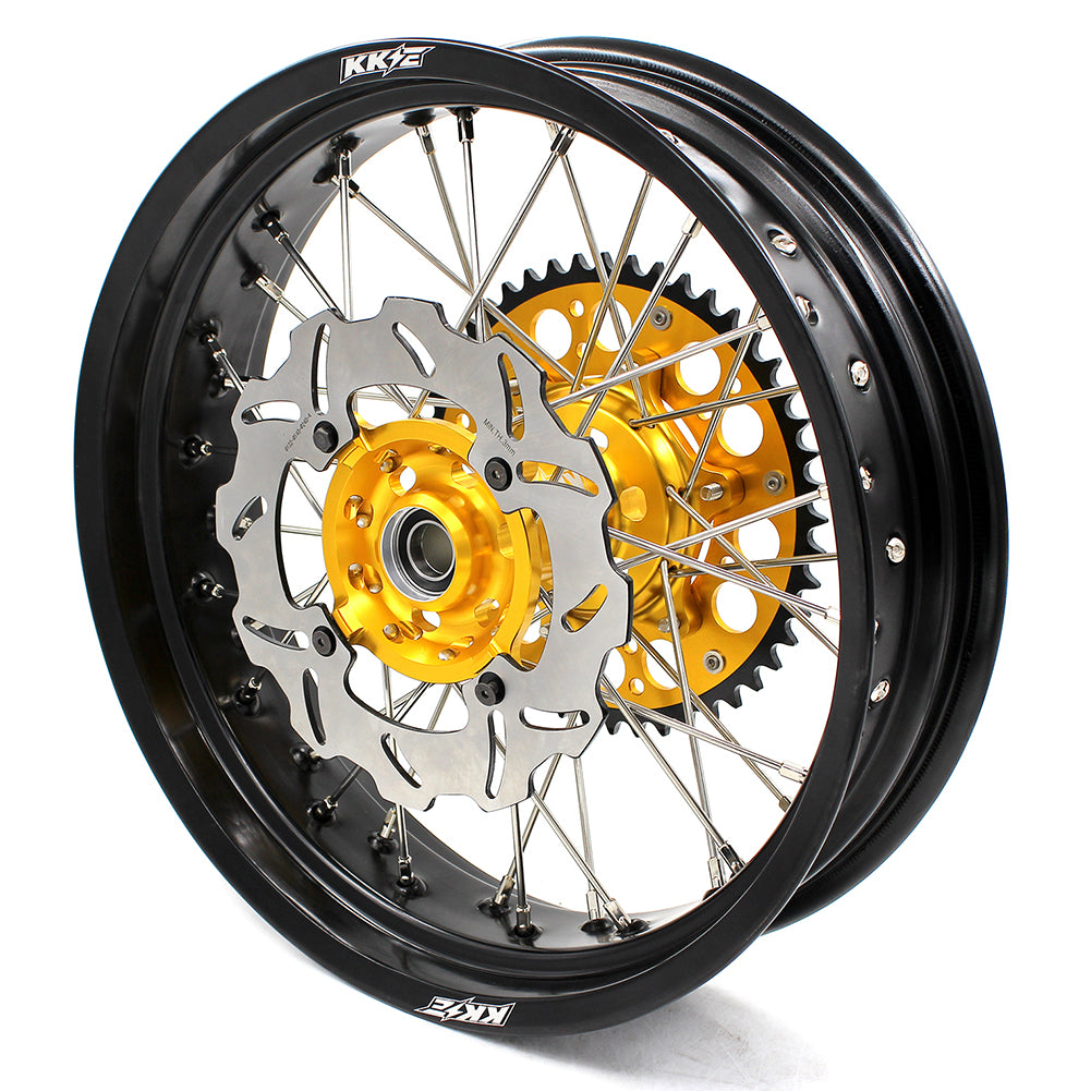 KKE 17Inch Supermoto Dirtbike Wheels For SUZUKI DRZ400SM 2005-2022