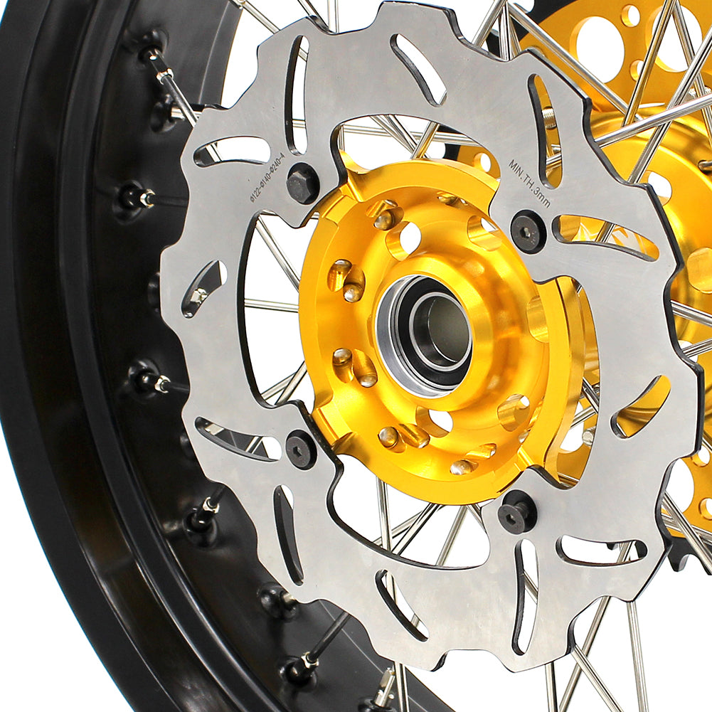 KKE 17Inch Supermoto Dirtbike Wheels For SUZUKI DRZ400SM 2005-2022
