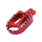 KKE RED GOLD BLACK CNC BILLET FOOT PEGS PEDALS FOR SUZUKI RMZ250 RMZ450 2010-2015 - KKE Racing