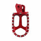 KKE RED GOLD BLACK CNC BILLET FOOT PEGS PEDALS FOR SUZUKI RMZ250 RMZ450 2010-2015 - KKE Racing