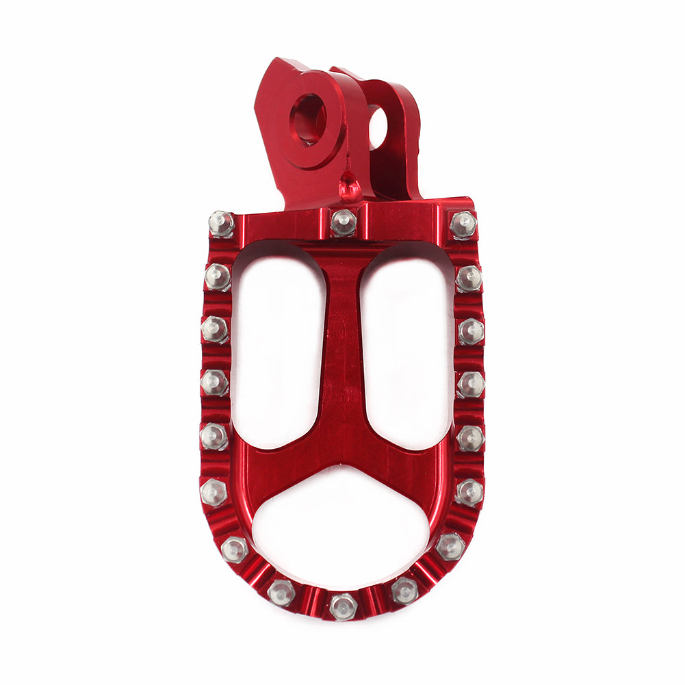 KKE RED GOLD BLACK CNC BILLET FOOT PEGS PEDALS FOR SUZUKI RMZ250 RMZ450 2010-2015 - KKE Racing
