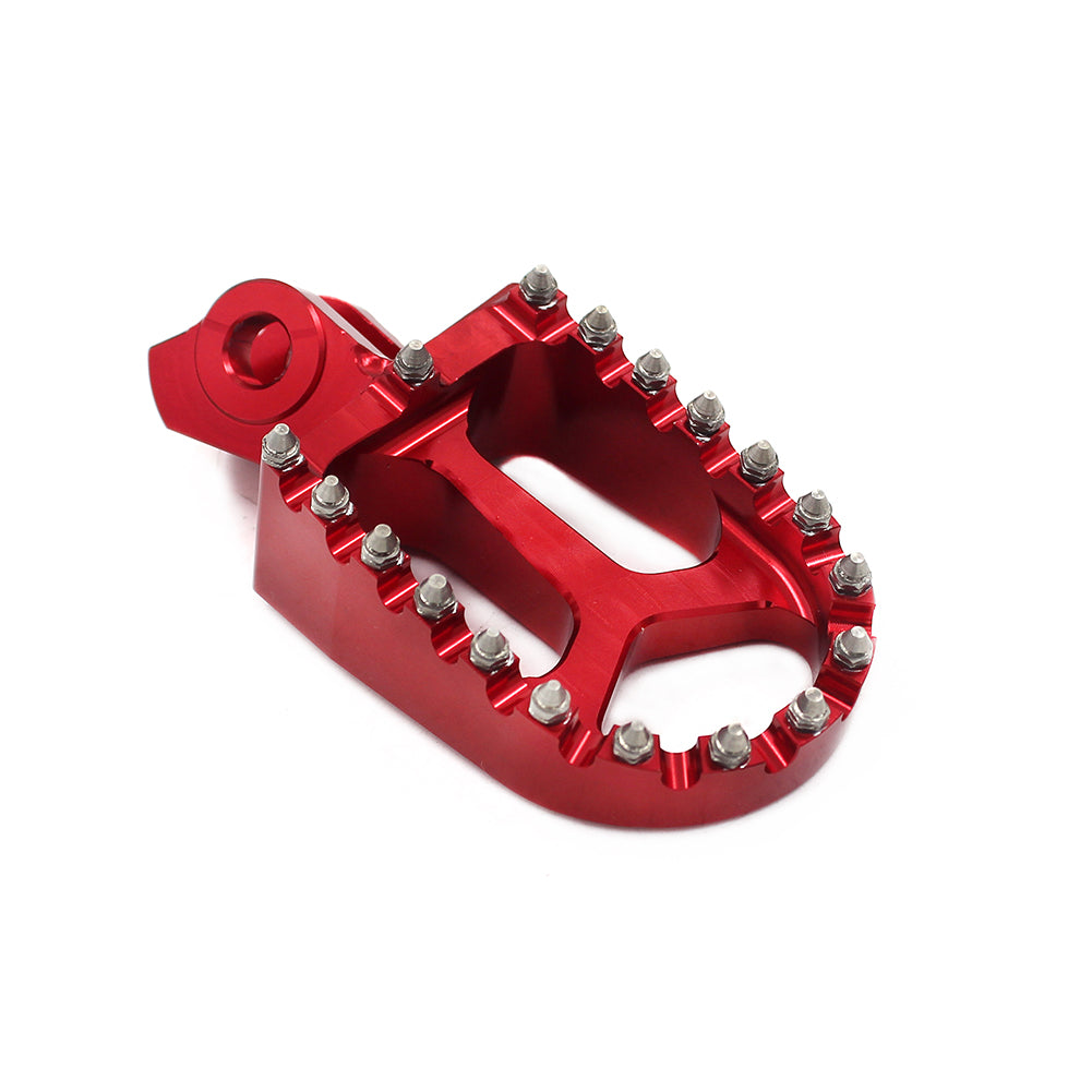 KKE RED GOLD BLACK CNC BILLET FOOT PEGS PEDALS FOR SUZUKI RMZ250 RMZ450 2010-2015 - KKE Racing