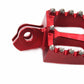 KKE RED GOLD BLACK CNC BILLET FOOT PEGS PEDALS FOR SUZUKI RMZ250 RMZ450 2010-2015 - KKE Racing
