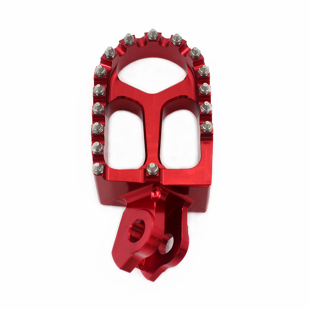 KKE RED GOLD BLACK CNC BILLET FOOT PEGS PEDALS FOR SUZUKI RMZ250 RMZ450 2010-2015 - KKE Racing